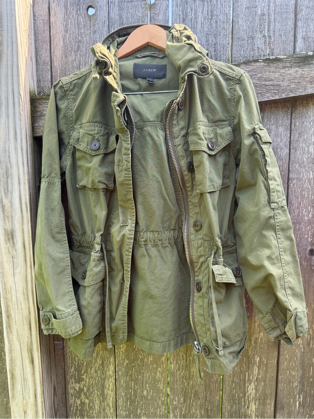 J. Crew Olive Green Utility Field Jacket